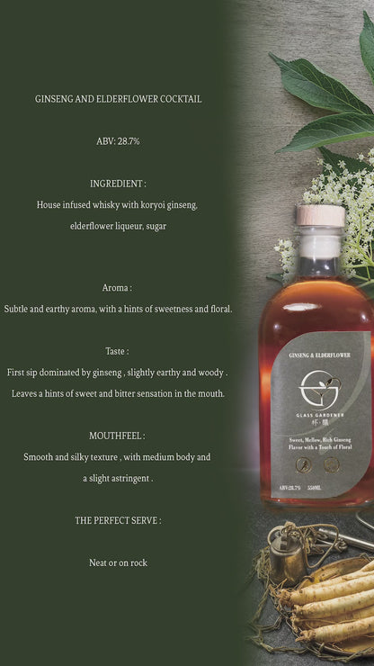 Ginseng & Elderflower Liqueur
